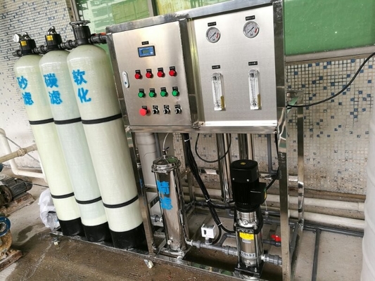 SUS304 ماشین تصفیه آب صنعتی 50L-100000L ظرفیت فیلتر کربن فعال